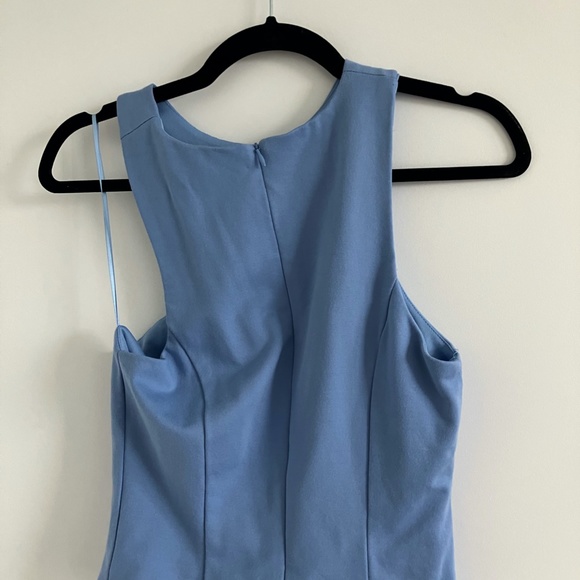 Anthropologie Blue Asymmetrical Tank Top - Picture 4 of 4
